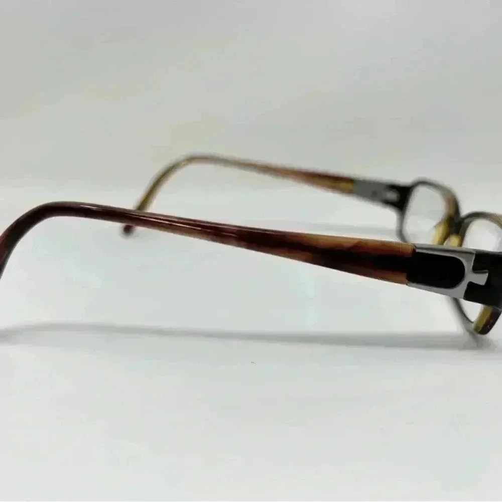 Bulova Eyeglasses TURIN Amber/Gunmetal Frames 51 16 135